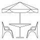 outdoor table 